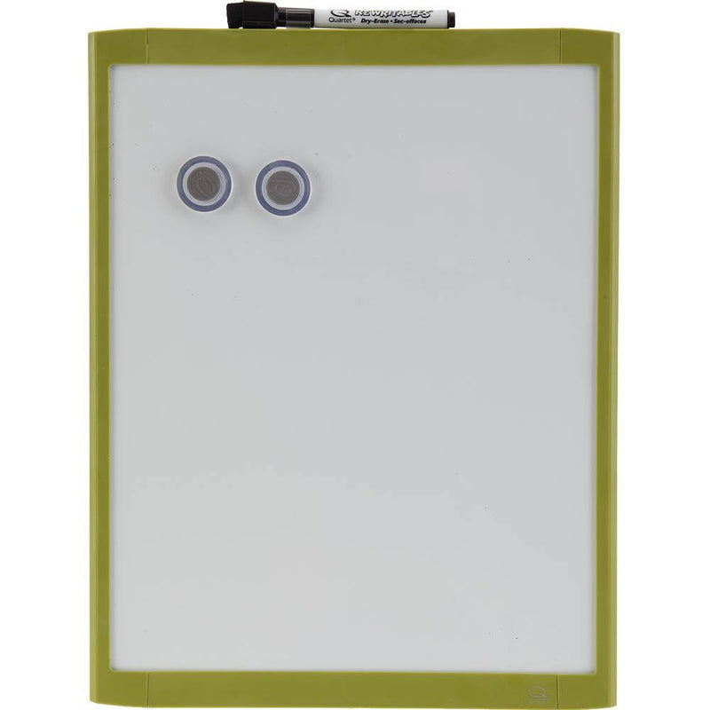 Quartet Basics Whiteboard 280 X 360Mm Green Frame QTMHOW1114G - SuperOffice
