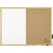 Quartet Combination Board Pine Frame 900 X 600Mm QTNNCC0906 - SuperOffice