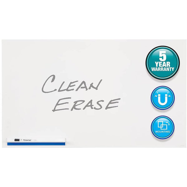 Quartet Continum Frameless Whiteboard 710 X 1220Mm QTFPS2848 - SuperOffice