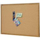 Quartet Corkboard Oak Frame 600 X 450Mm QT301 - SuperOffice