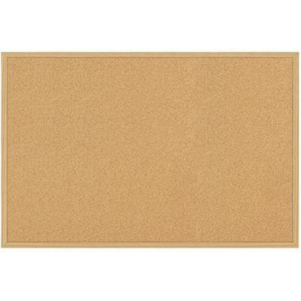 Quartet Economy Woodframe Cork Board 600 X 900Mm QTNNCE0906 - SuperOffice
