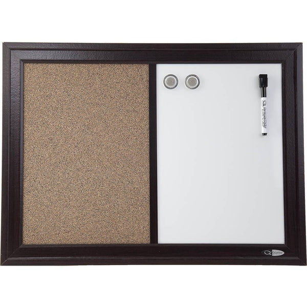 Quartet Espresso Combo Board 430 X 580Mm QTHDC1723B - SuperOffice