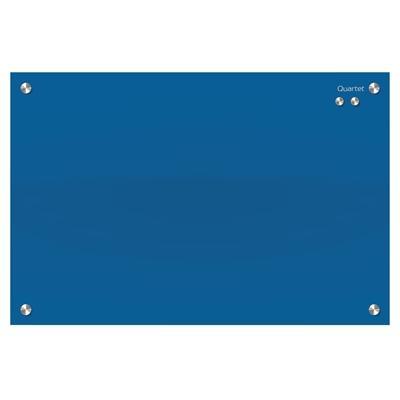 Quartet Infinity Glassboard 450 X 600Mm Blue QTG2418E - SuperOffice