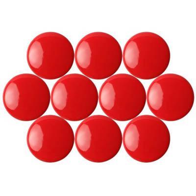 Quartet Magnetic Buttons 20Mm Red Pack 10 QTTMB2100 - SuperOffice