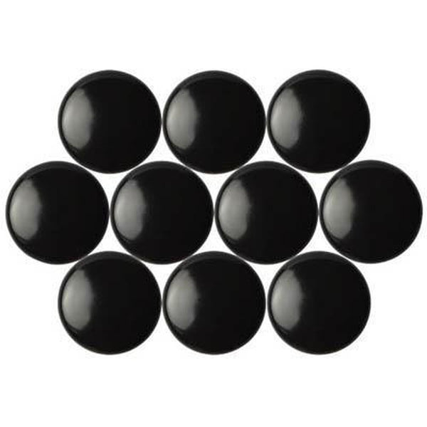 Quartet Magnetic Buttons 30Mm Black Pack 10 QTTMB3000 - SuperOffice
