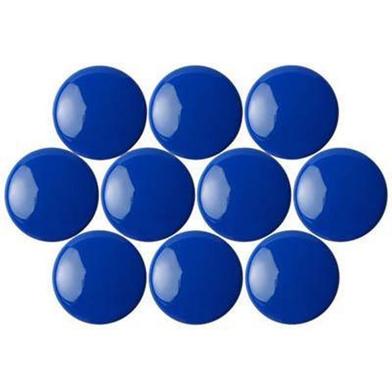 Quartet Magnetic Buttons 30Mm Blue Pack 10 QTTMB3200 - SuperOffice