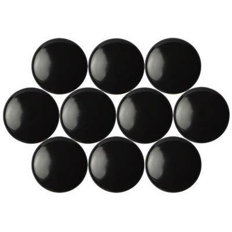 Quartet Magnetic Buttons 40Mm Black Pack 10 QTTMB4000 - SuperOffice