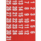 Quartet Magnetic Dates Blocks Red For Whiteboards Pack 31 QTMD31 - SuperOffice