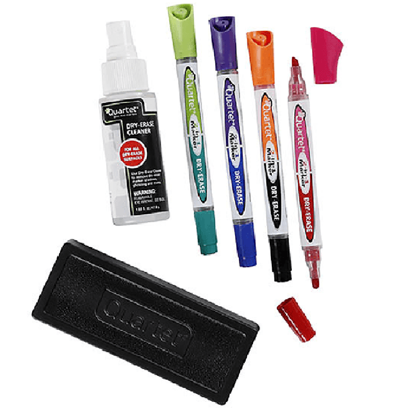 Quartet Marker + Cleaner Kit Whiteboard Dry-Erase Boards QT79549 - SuperOffice