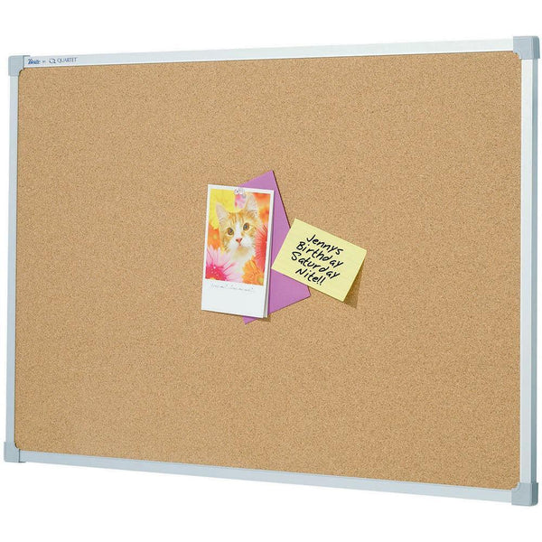 Quartet Penrite Corkboard Aluminium Frame 1800 X 900Mm QTNNC1809 - SuperOffice