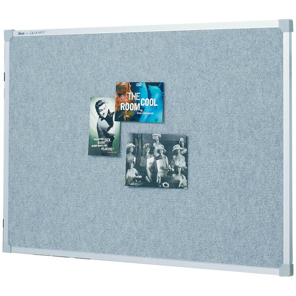 Quartet Penrite Fabric Board 1800 X 1200Mm Silver QTNNF181S - SuperOffice