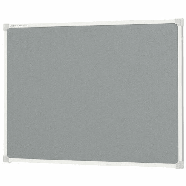 Quartet Penrite Felt Pinboard 1200 X 900mm Grey QTNFF1209G - SuperOffice