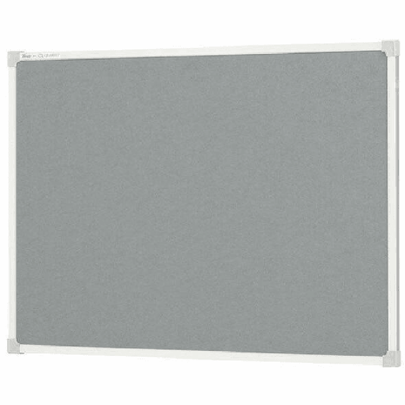 Quartet Penrite Felt Pinboard 1200 X 900mm Grey QTNFF1209G - SuperOffice