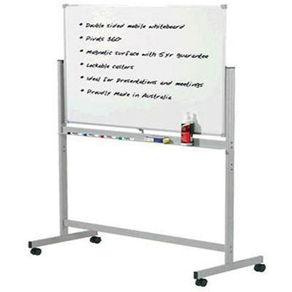 Quartet Penrite Whiteboard Magnetic Mobile 900 X 1800Mm QTMWP1809 - SuperOffice