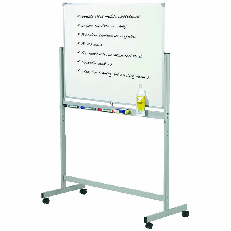 Quartet Penrite Whiteboard Porcelain Mobile 1200 X 900Mm QTMWI1209 - SuperOffice