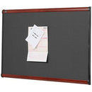 Quartet Prestige Fabric Board 1200 X 900Mm Grey Diamond QTB444M - SuperOffice