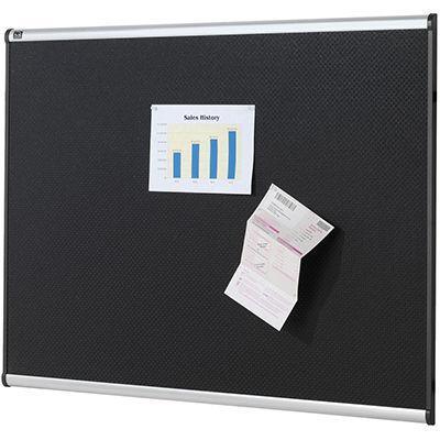 Quartet Prestige Fabric Board Foam 900 X 600Mm Black QTB343A - SuperOffice