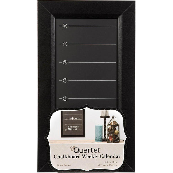 Quartet Weekly Calendar Chalkboard 203 X 356Mm QT50720 - SuperOffice