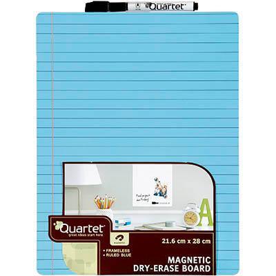 Quartet Whiteboard Magnetic Tile Ruled 216 X 280Mm Blue QT79551 - SuperOffice