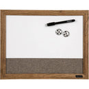 Quartet Wood Frame Combo Board Draw Write 280x356mm QT50717 - SuperOffice