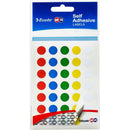 Quikstik Label Dispenser Circle 11Mm Assorted Pack 245 80424CPMLT - SuperOffice