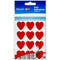 Quikstik Labels Heart 22mm Red Pack 48 80375PRED - SuperOffice