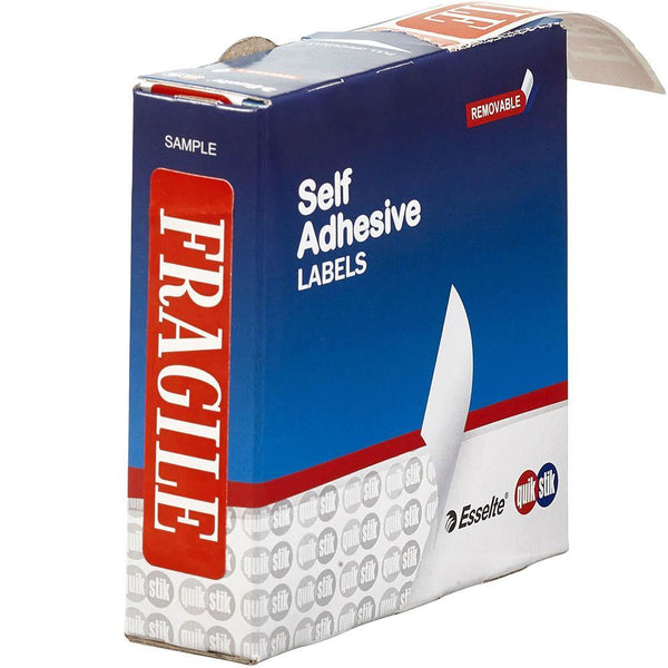 Quikstik Message Label Dispenser Fragile 16 X 63Mm Orange Pack 250 80215P - SuperOffice