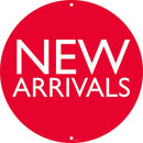 Quikstik Pennant Sign Round New Arrivals 400Mm Red 49740 - SuperOffice