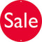 Quikstik Pennant Sign Round Sale Round 400Mm Red 49738 - SuperOffice