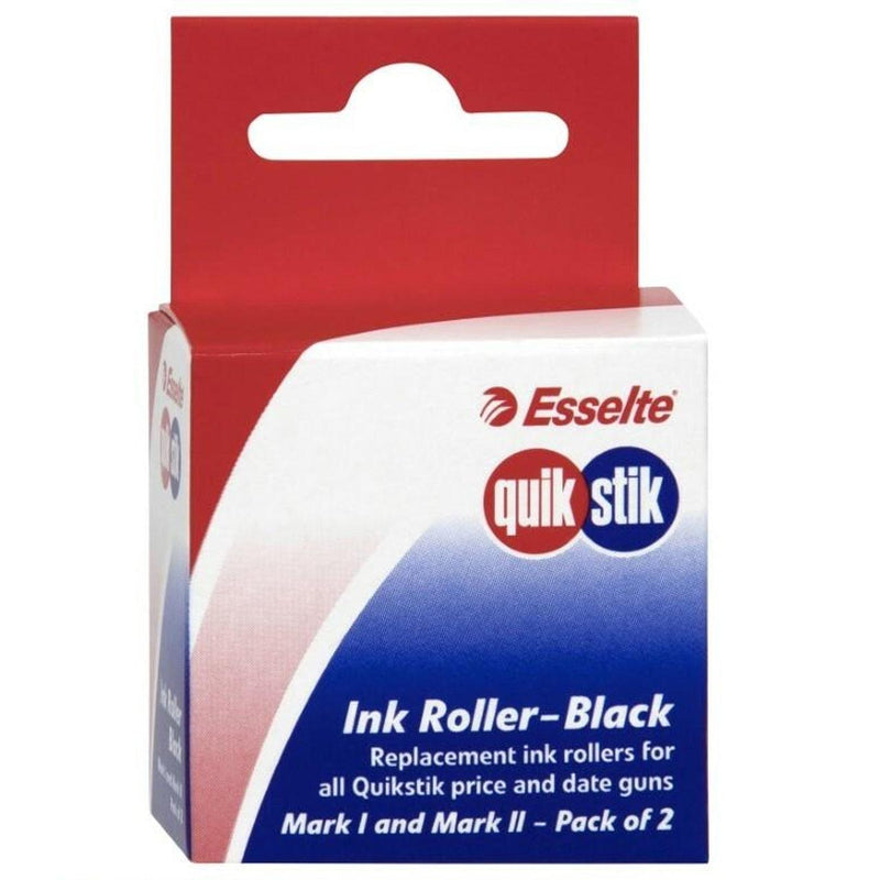 Quikstik Pricing Gun Ink Roller Mark I And Mark II Black Pack 2 48250 - SuperOffice