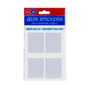 Quikstik Rectangular Label 35 X 45Mm White Pack 28 80416RPWHT - SuperOffice