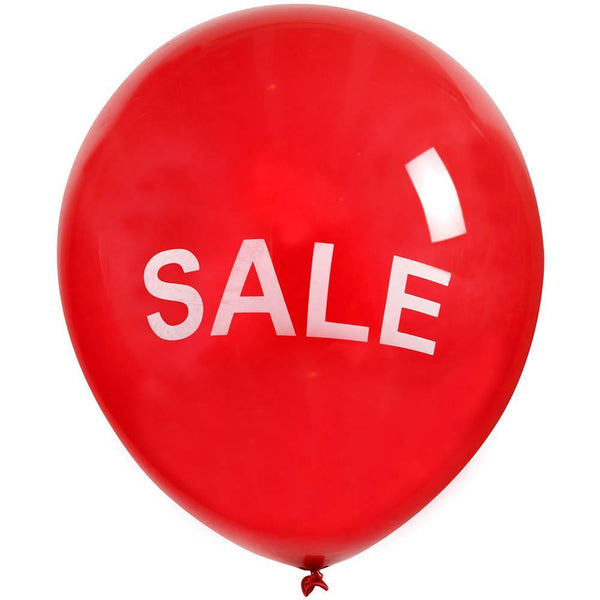Quikstik Sale Balloons Red Pack 10 48275 - SuperOffice