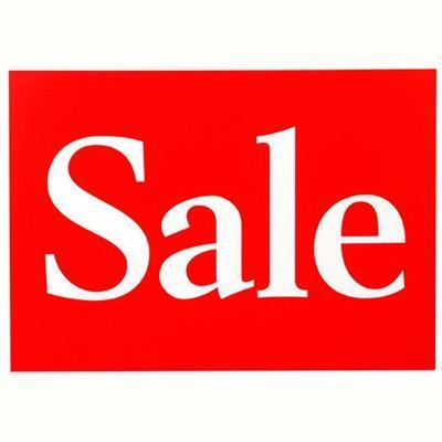 Quikstik Sign A4 Sale Pack 10 48279 - SuperOffice