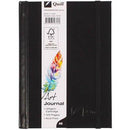 Quill Art Journal 125Gsm 60 Leaf A6 Black 100851323 - SuperOffice