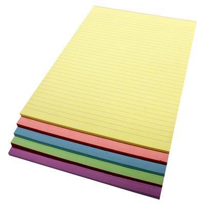 Quill Bank Pads Bond A4 70Gsm 50 Leaf Assorted Colours Pack 5 100851274 - SuperOffice