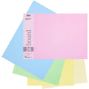 Quill Board 210Gsm A3 Pastel Assorted Pack 15 100850598 - SuperOffice