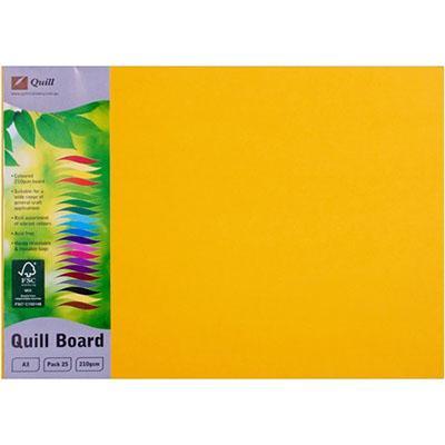 Quill Board 210Gsm A3 Sunshine Pack 25 100850200 - SuperOffice