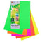 Quill Board 230Gsm A4 Fluoro Assorted Pack 5 100850194 - SuperOffice
