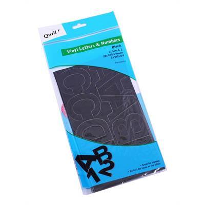 Quill Board Accessories 55mm Vinyl Letters Black Pack 100 100852027 - SuperOffice