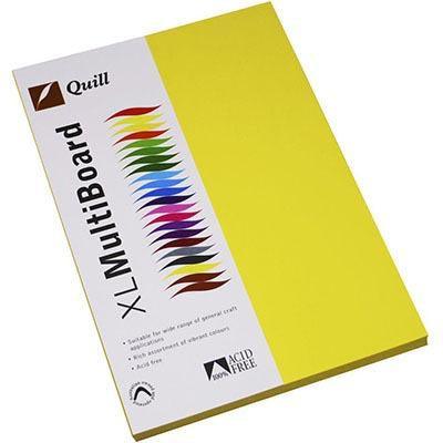 Quill Coloured A4 Copy Paper 80Gsm Lemon Pack 100 Sheets 100850106 - SuperOffice