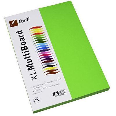 Quill Coloured A4 Copy Paper 80Gsm Lime Pack 100 Sheets 100850099 - SuperOffice