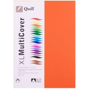 Quill Cover Paper 125GSM A4 Orange Pack 250 100850118 - SuperOffice