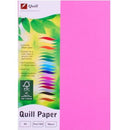 Quill Cover Paper 80Gsm A4 Fluoro Pink Pack 500 100850139 - SuperOffice