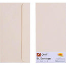 Quill Dl Coloured Envelopes Cream Pack 25 100850273 - SuperOffice