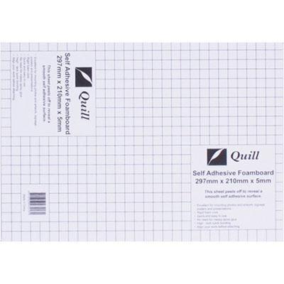 Quill Foam Board 5Mm A4 Self Adhesive White 100850797 - SuperOffice