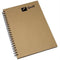 Quill Hard Cover Spiral Notebook 160 Page A4 Natural 100851324 - SuperOffice