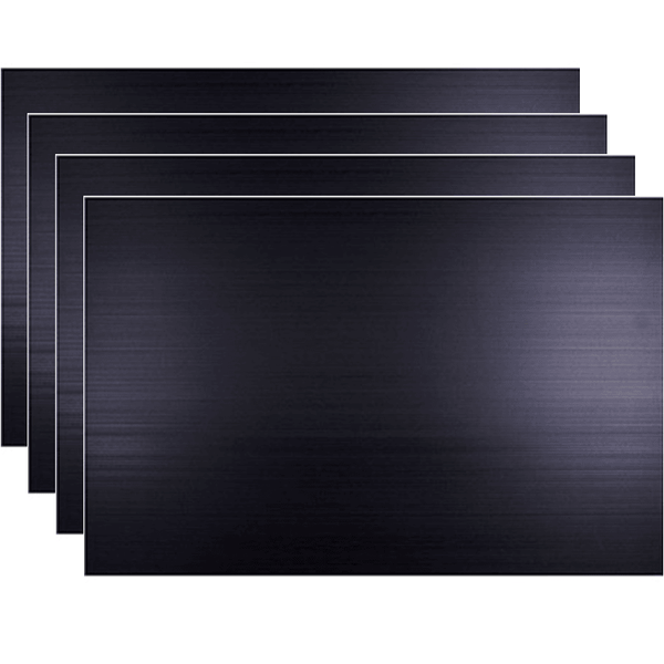 Quill Polypropylene Sign Board 5mm A3 Black Pack 3 100850809 (3 Pack) - SuperOffice