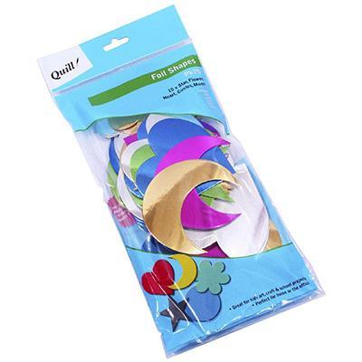 Quill Poster Board Foil Shapes 250Gsm Assorted Pack 75 100852006 - SuperOffice