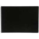 Quill Visual Art Diary 110Gsm 120 Page A2 PP Black 100851396 - SuperOffice