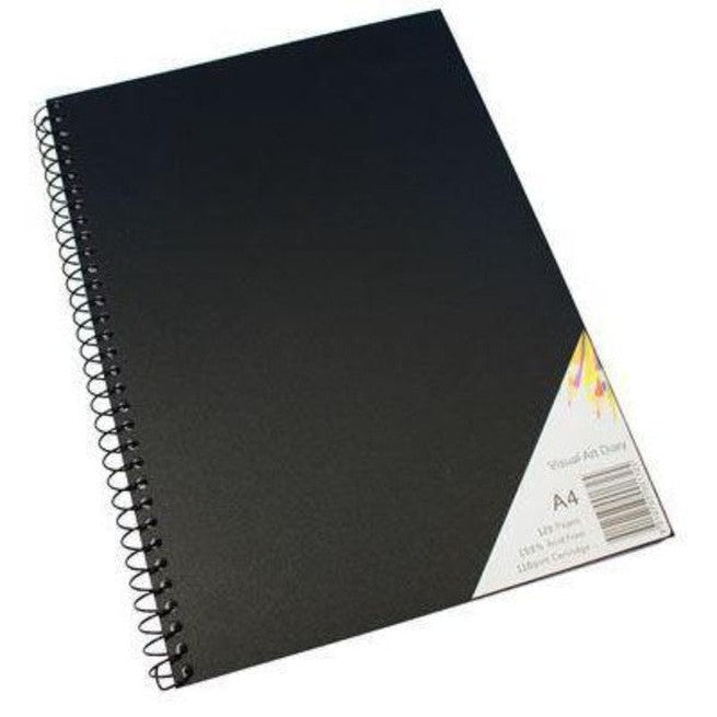 Quill Visual Art Diary 110Gsm 120 Page A4 100851398 - SuperOffice